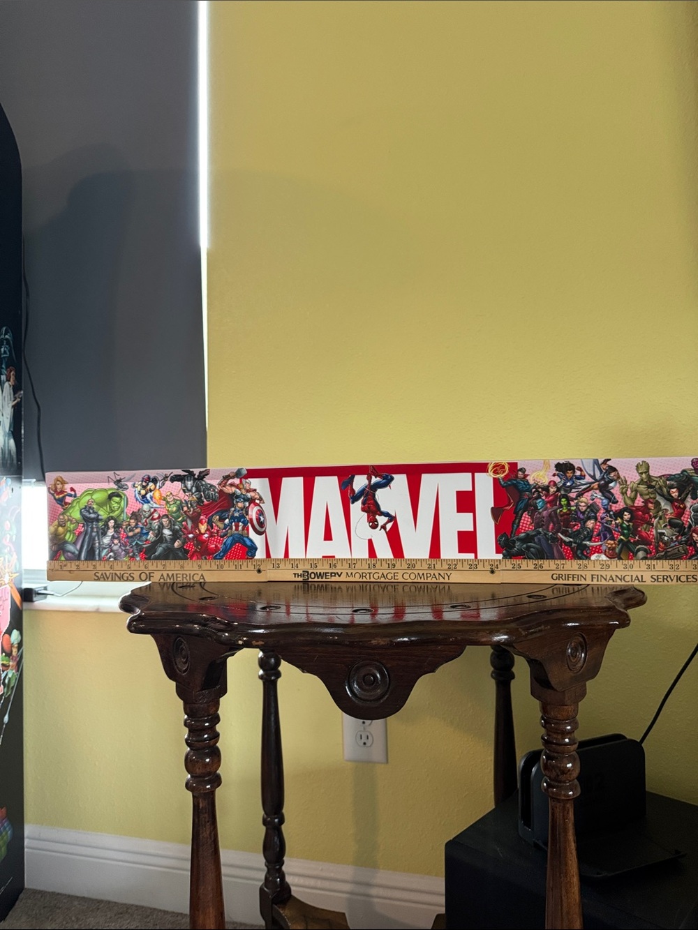 Marvel Red and White Superhero Banner Wall Art - Picture 9 of 11